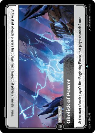 Obelisk of Power (284/298) - Riftbound - [Origins] Foil