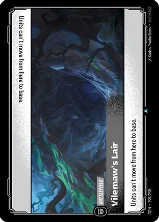 Vilemaw's Lair (295/298) - Riftbound - [Origins] Foil