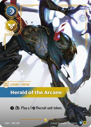 Viktor - Herald of the Arcane (Showcase) (308/298) - Riftbound - [Origins] Foil