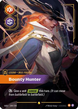 Miss Fortune - Bounty Hunter (Showcase) (309/298) - Riftbound - [Origins] Foil