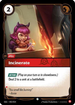 Incinerate (003/024) - [Origins Proving Grounds]