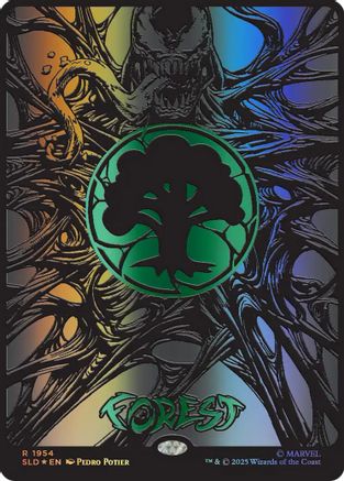 Forest (1954) (Raised Foil)  [Secret Lair Drop Series] Foil