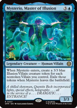 Mysterio, Master of Illusion  [Prerelease Cards] Foil