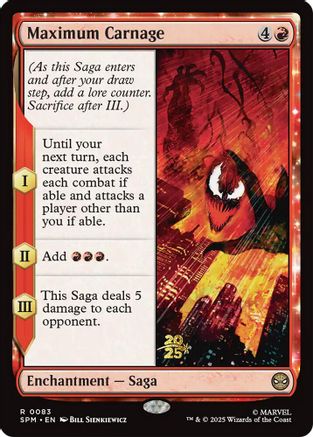 Maximum Carnage  [Prerelease Cards] Foil
