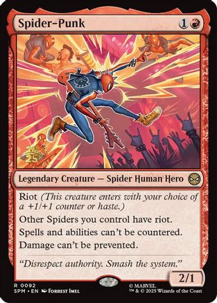 Spider-Punk  [Prerelease Cards] Foil