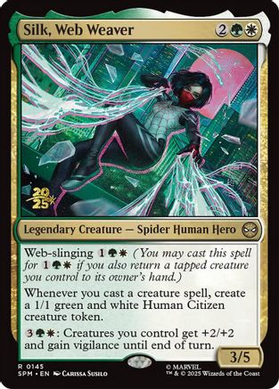 Silk, Web Weaver  [Prerelease Cards] Foil