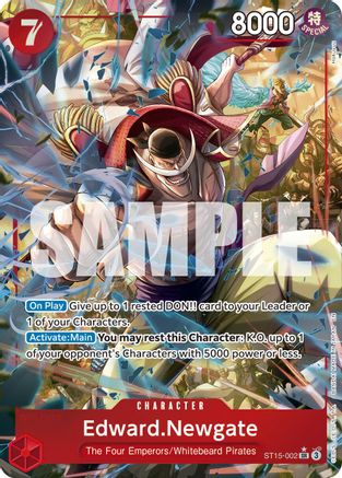 Edward.Newgate - ST15-002 (Alternate Art) (ST15-002) - [Premium Booster -The Best- Vol. 2] Foil