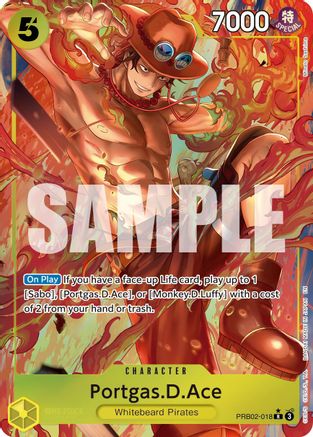 Portgas.D.Ace - PRB02-018 (Alternate Art) (PRB02-018) - [Premium Booster -The Best- Vol. 2] Foil