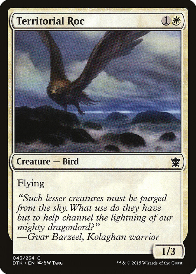 Territorial Roc [Dragons of Tarkir] Foil