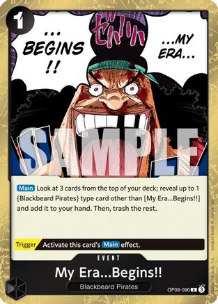 My Era...Begins!! (Reprint) (OP09-096) - [Premium Booster -The Best- Vol. 2] Foil