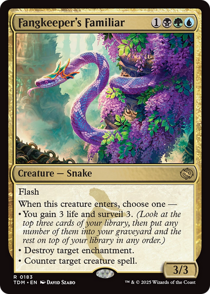 Fangkeeper's Familiar [Tarkir: Dragonstorm] Foil
