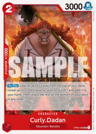 Curly.Dadan (Reprint) (OP02-005) - [Premium Booster -The Best- Vol. 2]
