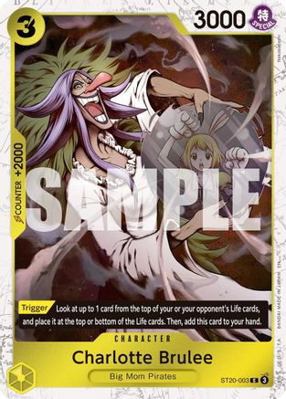 Charlotte Brulee (Pirate Foil) (ST20-003) - [Premium Booster -The Best- Vol. 2] Foil