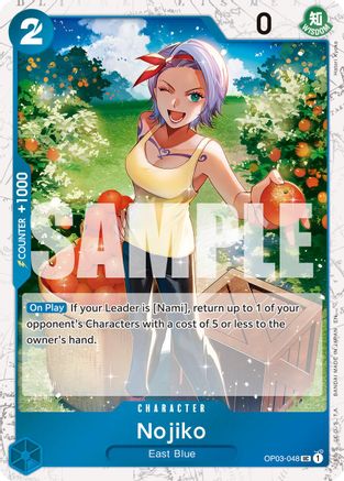 Nojiko (Pirate Foil) (OP03-048) - [Premium Booster -The Best- Vol. 2] Foil