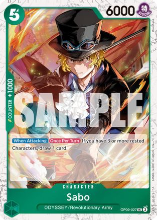 Sabo - OP09-027 (Pirate Foil) (OP09-027) - [Premium Booster -The Best- Vol. 2] Foil