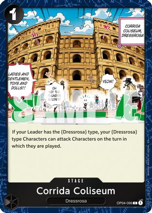 Corrida Coliseum (Pirate Foil) (OP04-096) - [Premium Booster -The Best- Vol. 2] Foil