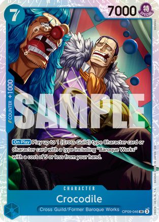 Crocodile - OP09-046 (Reprint) (OP09-046) - [Premium Booster -The Best- Vol. 2] Foil