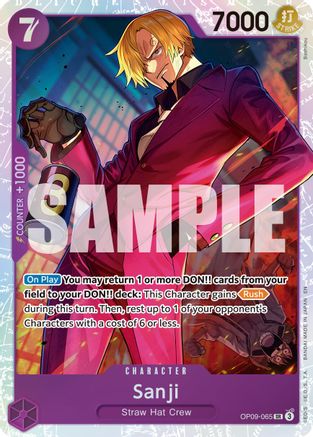 Sanji - OP09-065 (Reprint) (OP09-065) - [Premium Booster -The Best- Vol. 2] Foil