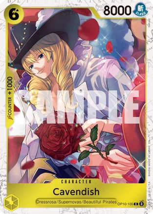 Cavendish - OP10-105 (Pirate Foil) (OP10-105) - [Premium Booster -The Best- Vol. 2] Foil