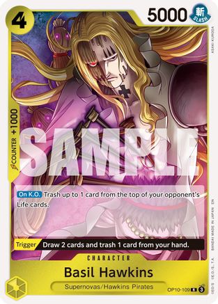 Basil Hawkins - OP10-109 (Reprint) (OP10-109) - [Premium Booster -The Best- Vol. 2] Foil