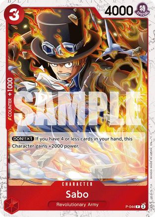 Sabo - P-044 (Pirate Foil) (P-044) - [Premium Booster -The Best- Vol. 2] Foil