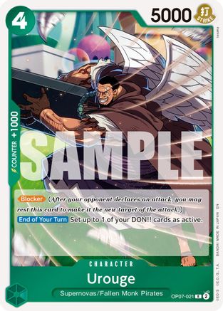 Urouge (Reprint) (OP07-021) - [Premium Booster -The Best- Vol. 2] Foil