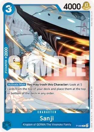Sanji - P-068 (Reprint) (P-068) - [Premium Booster -The Best- Vol. 2]