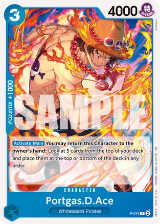 Portgas.D.Ace - P-074 (Reprint) (P-074) - [Premium Booster -The Best- Vol. 2]