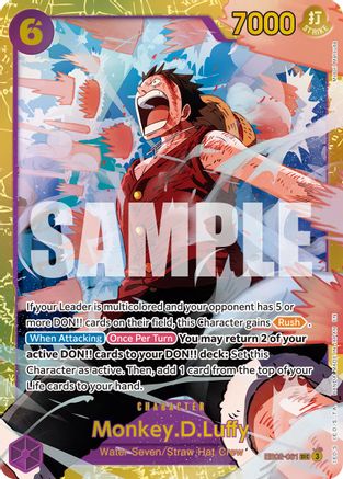Monkey.D.Luffy - EB02-061 (Reprint) (EB02-061) - [Premium Booster -The Best- Vol. 2] Foil