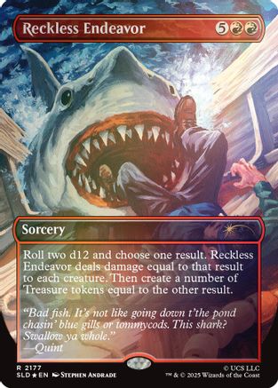 Reckless Endeavor (Rainbow Foil)  [Secret Lair Drop Series] Foil