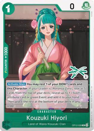 Kouzuki Hiyori (Zoro Deck) (OP12-028) - [Learn Together Deck Set]