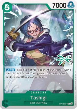 Tashigi (Zoro Deck) (OP12-031) - [Learn Together Deck Set]