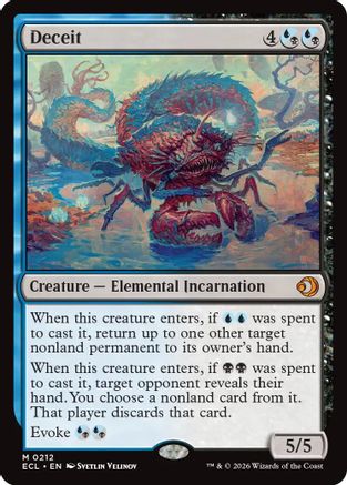 Deceit  [Lorwyn Eclipsed] Foil