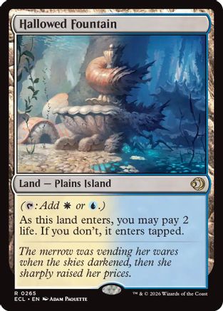 Hallowed Fountain  [Lorwyn Eclipsed]