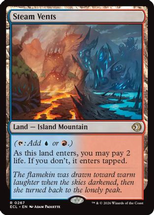 Steam Vents  [Lorwyn Eclipsed] Foil