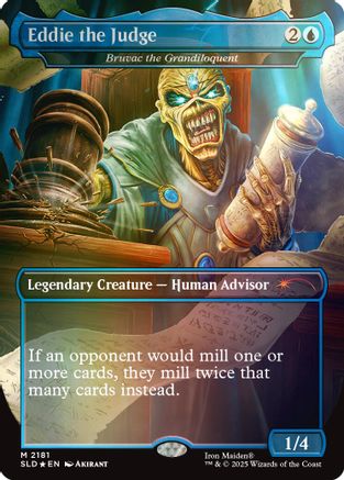 Eddie the Judge - Bruvac the Grandiloquent (Rainbow Foil)  [Secret Lair Drop Series] Foil