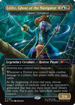 Eddie, Ghost of the Navigator - Captain N'ghathrod  [Secret Lair Drop Series]
