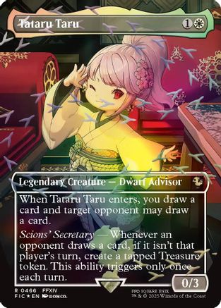 Tataru Taru (Borderless) (Chocobo Track Foil)  [Commander: FINAL FANTASY] Foil
