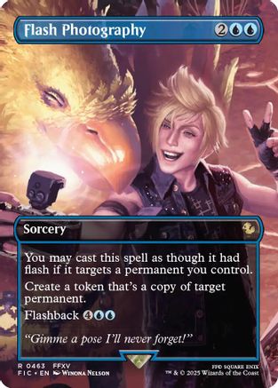 Flash Photography (Borderless)  [Commander: FINAL FANTASY] Foil