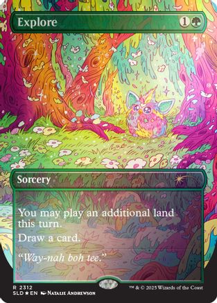 Explore (2312) (Rainbow Foil)  [Secret Lair Drop Series] Foil