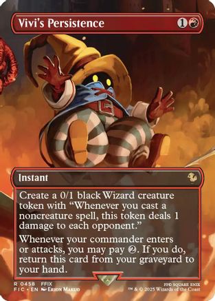 Vivi's Persistence (Borderless)  [Commander: FINAL FANTASY]