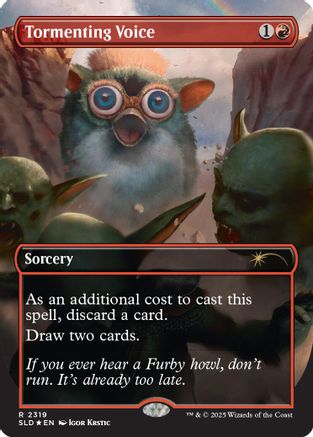 Tormenting Voice (Rainbow Foil)  [Secret Lair Drop Series] Foil