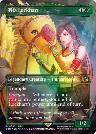 Tifa Lockhart (Borderless) (Chocobo Track Foil)  [FINAL FANTASY] Foil