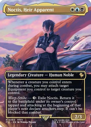 Noctis, Heir Apparent (Borderless)  [Commander: FINAL FANTASY] Foil