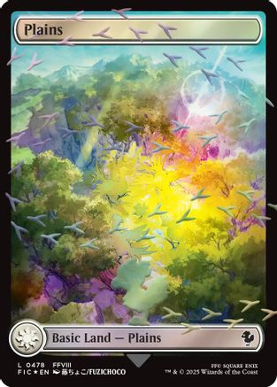 Plains (Chocobo Track Foil)  [Commander: FINAL FANTASY] Foil