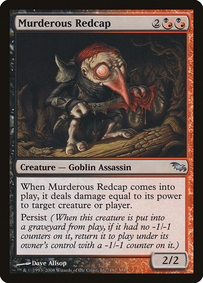Murderous Redcap [Shadowmoor] Foil