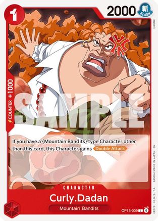Curly.Dadan (OP13-009) - [Carrying On His Will]