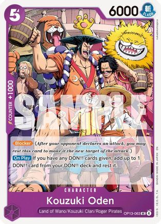 Kouzuki Oden (OP13-063) - [Carrying On His Will]