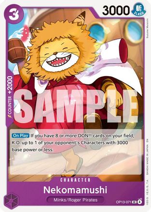 Nekomamushi (OP13-071) - [Carrying On His Will]