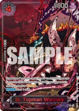 St. Topman Warcury (Parallel) (OP13-089) - [Carrying On His Will] Foil
